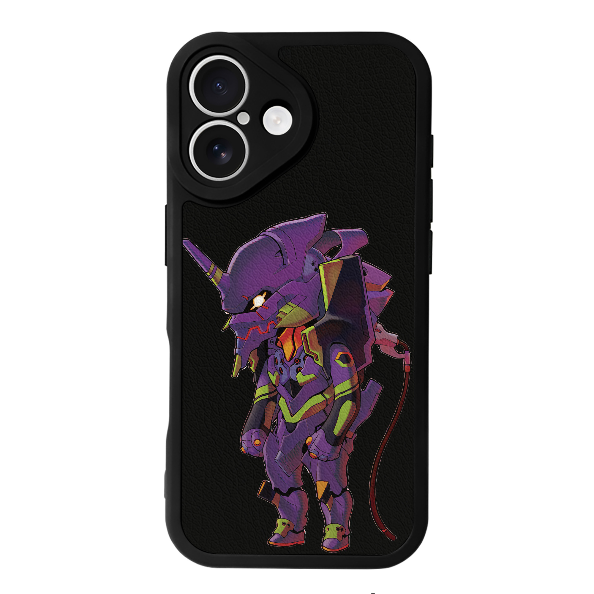 （画像用） EVA 新世紀エヴァンゲリオン 【iPhone 16シリーズ対応】シリコンスマホケース（レザー調） 材質：シリコン